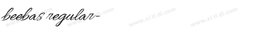 beebas regular字体转换 beebas regular字体转换